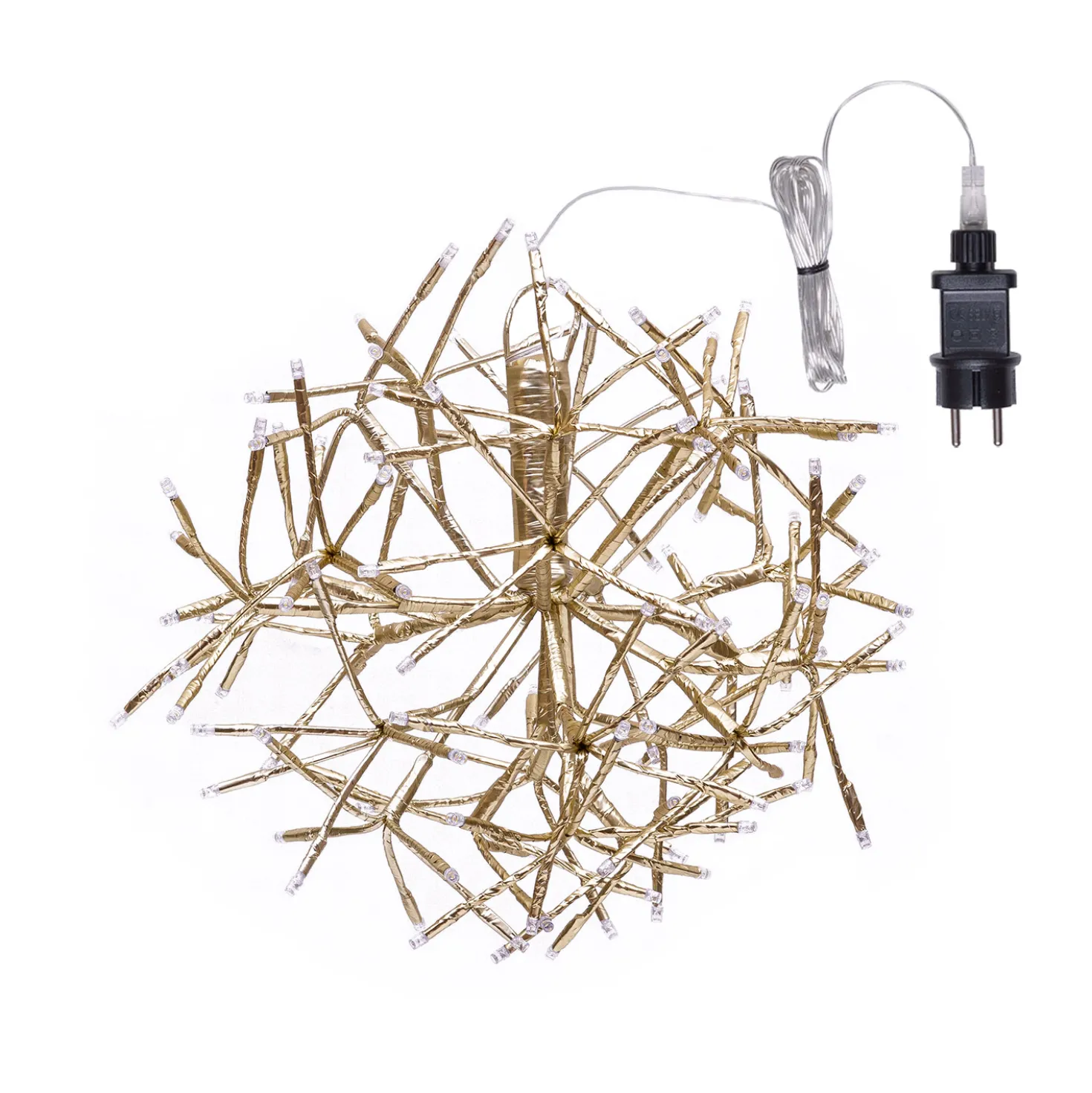 TWIGball Champagne, Ø 35 cm, 120 led bianco caldo